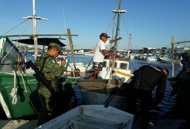 Operativo permanente en Yucatán contra la pesca ilegal
