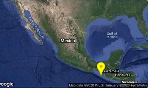 Sismo magnitud 5.0 en Chiapas