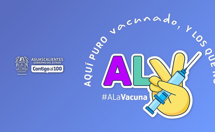‘ALV’ (a la vacuna): Así invita el gobierno de Aguascalientes a jóvenes a vacunarse