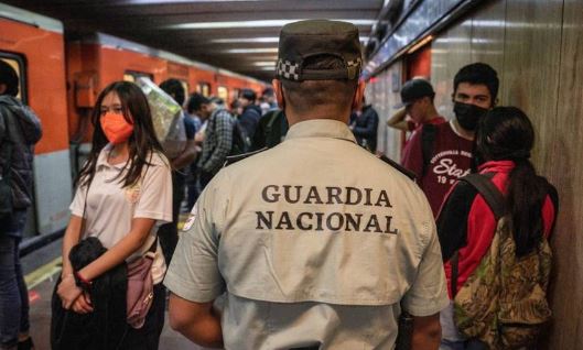 Gente está contenta con Guardia Nacional en Metro: Sheinbaum