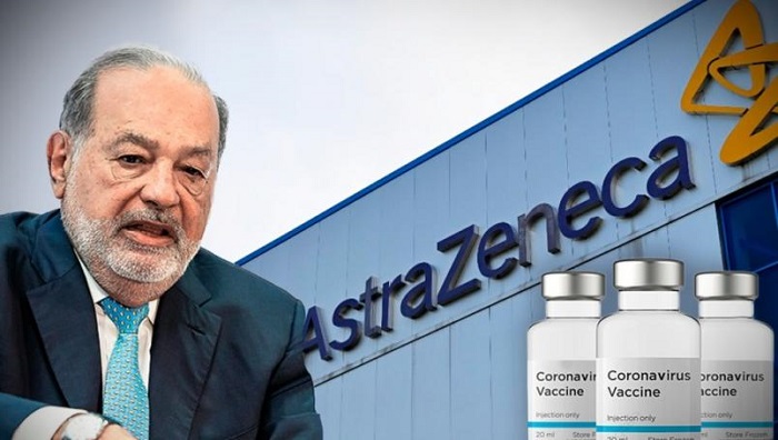 Carlos Slim:  AstraZeneca es la mejor opción para salvar a México