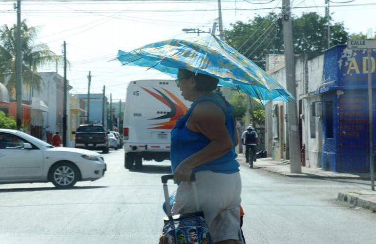 Calor y chubascos se espera para este jueves en Yucatán