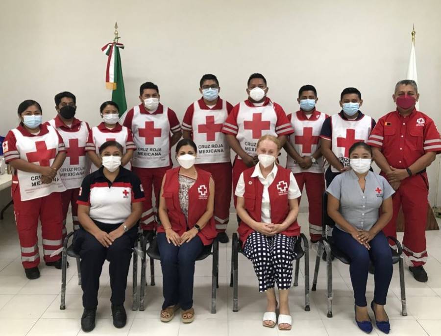 Cruz Roja: Homologan protocolos de atención en emergias en Yucatán
