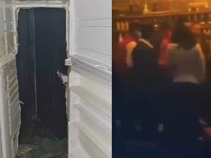 (VIDEO) Clausuran un bar clandestino; clientes entraban por puerta de un refri falso