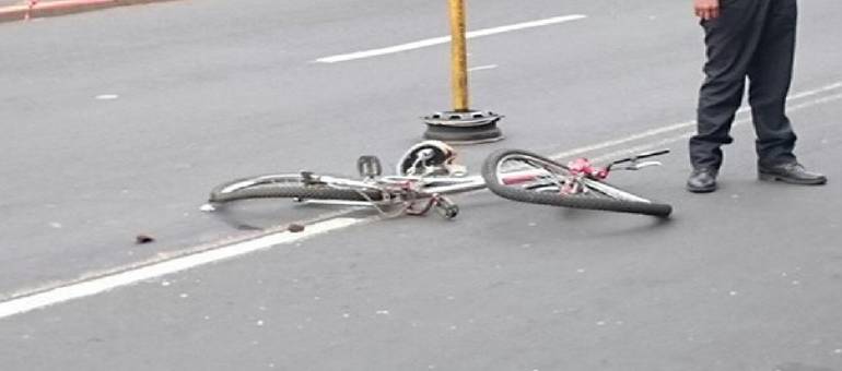 Atropellan a ciclista en la carretera Mérida-Progreso