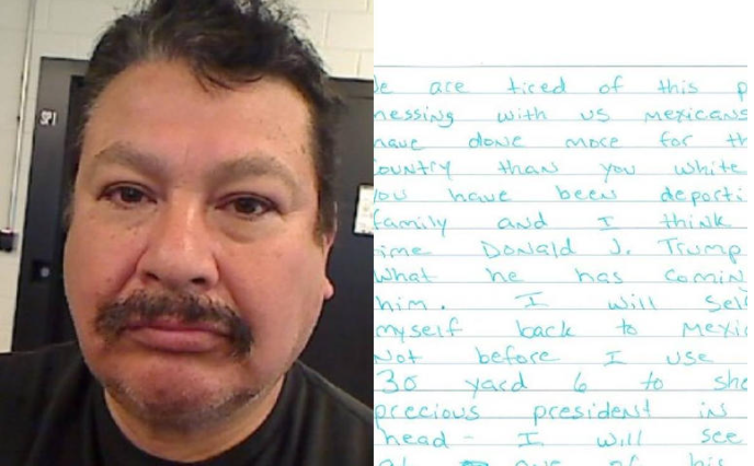 Arrestan a migrante mexicano que amenazó con disparar a Trump