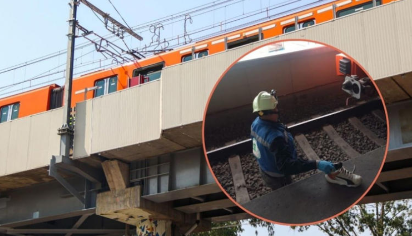 CDMX: Sujeto se arroja a vías de Línea 12 del Metro;  no saben porqué lo hizo