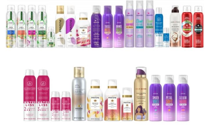 Lista de los shampús y acondicionadores retirados por tener benceno