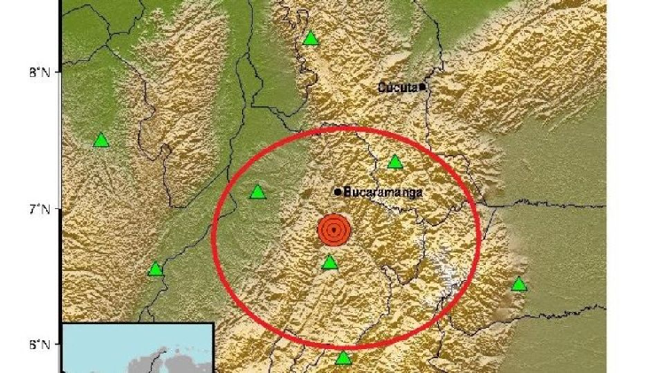 Sismos de 4.8 y 4.2 sacuden Colombia esta mañana