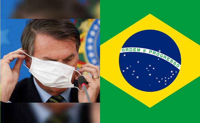 Presidente de Brasil llama "idiotas" a quienes buscan protegerse del Covid-19
