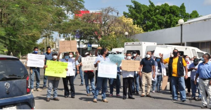 Trabajadores de salud sí reciben prestaciones, aclara la SSY