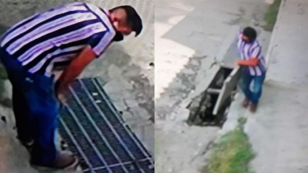 Mérida: Roban la tapa de una alcantarilla en la Mulsay