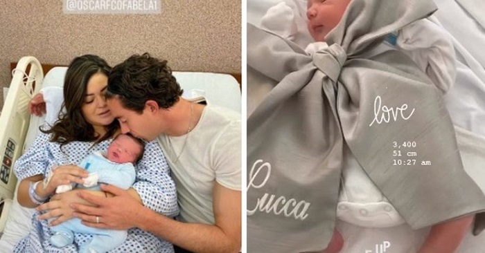 Óscar Jiménez y Mariana Echeverria se convirtieron en padres por primera vez