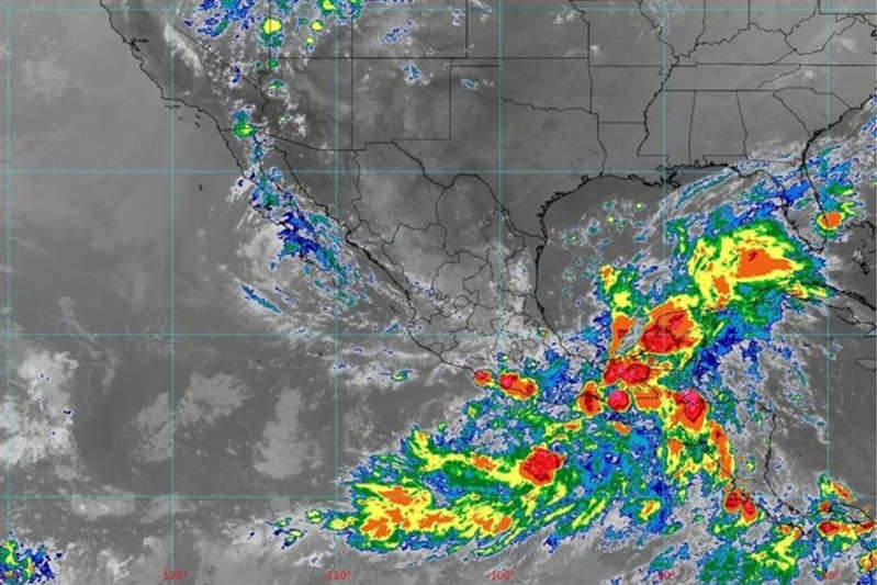 Alertan posible ciclón tropical y lluvias intensas en cuatro estados