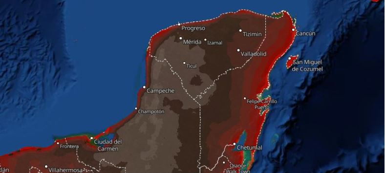 Yucatán : Onda cálida de las más intensas en los últimos años