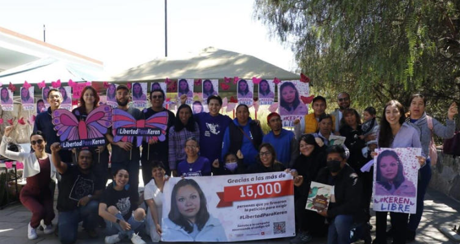 Exigen justicia para Keren, veracruzana detenida desde hace 9 años en Tlaxcala