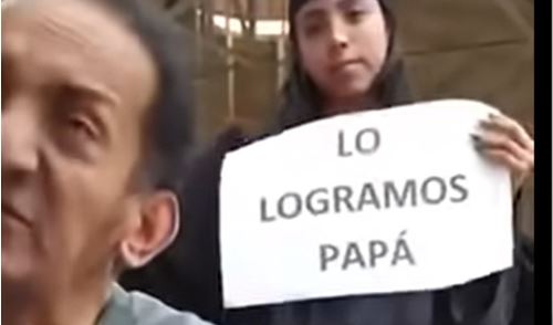 Así agradeció joven graduada a su papá bolero por darle estudios