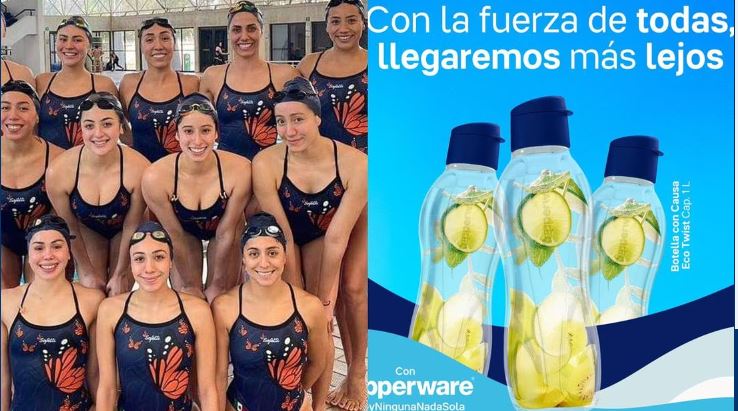 Tupperware lanza botella especial para apoyar a la Selección Mexicana de Natación