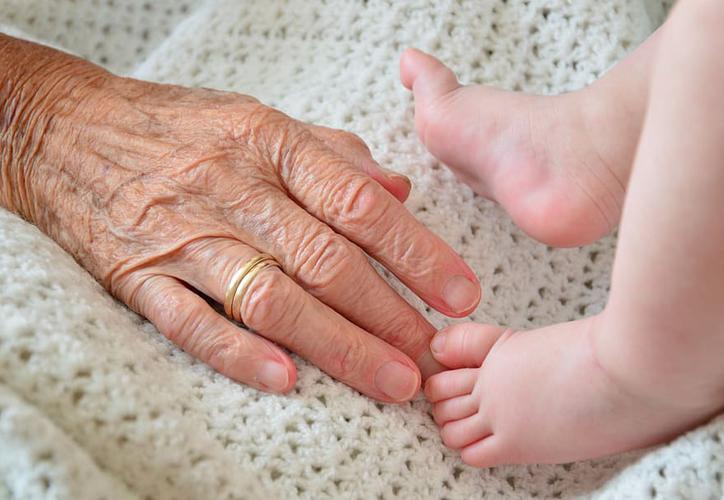 Abuelitos que cuidan a sus nietos viven más: según un estudio