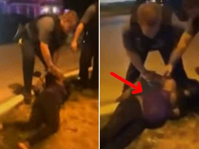 VIDEO: Policía somete a afroamericana embarazada poniendo su rodilla sobre ella