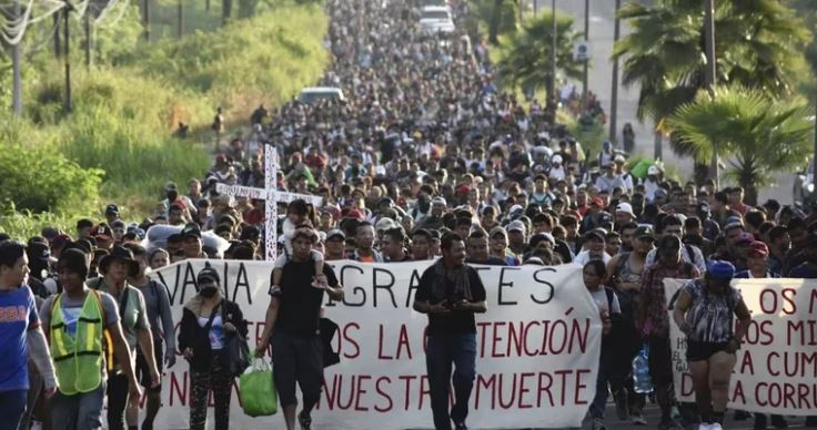 Más de 10,000 migrantes salieron de Chiapas rumbo a EE.UU.