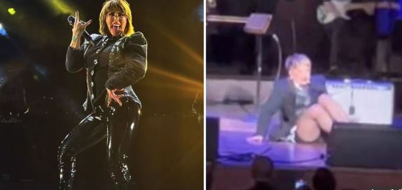 (VÍDEO) Alejandra Guzmán se disloca la cadera en pleno concierto