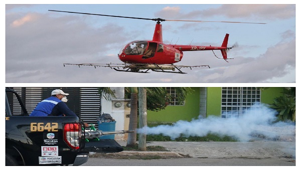 Mérida: Hoy fumigarán por aire y tierra en zo0nas del Norte inundadas por Delta