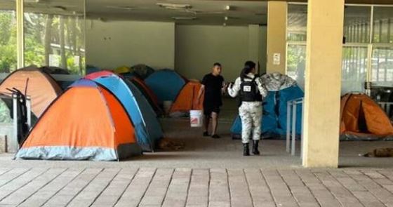 Agentes de la GN en Acapulco: "Estamos cansados de dormir en el suelo”