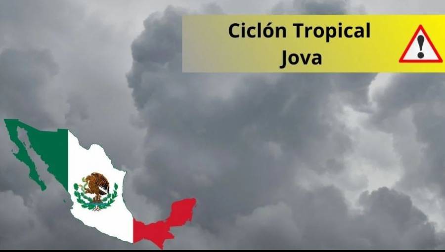 Estos serán los primeros estados afectados por Ciclón Jova tras entrar a México