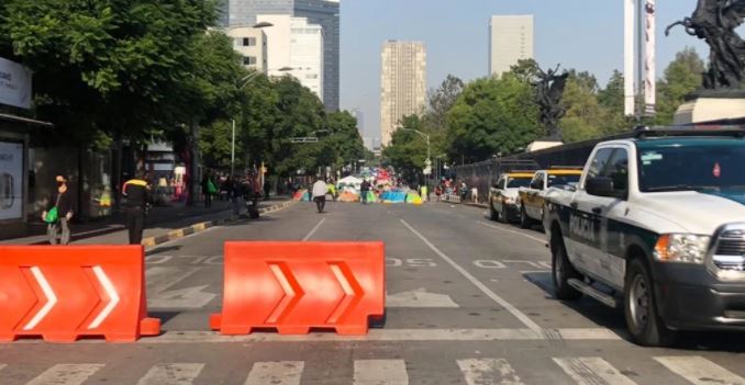 Gracias a un amparo legal manifestantes del FRENAA llegan hasta el Zócalo