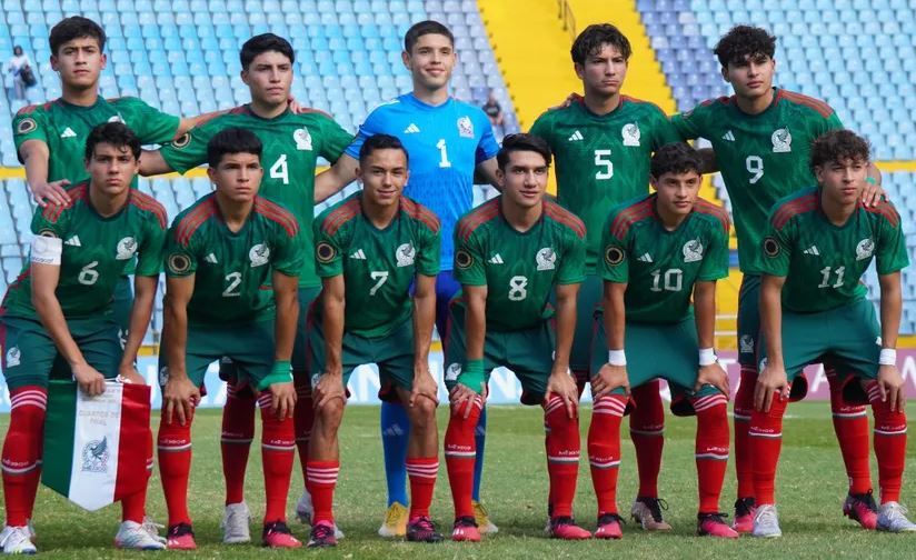 Selección mexicana clasifica al Mundial Sub 17 tras golear a El Salvador