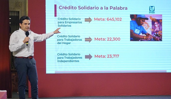 IMSS: Más de 157 mil solicitudes aprobadas para un Crédito Solidario a la Palabra