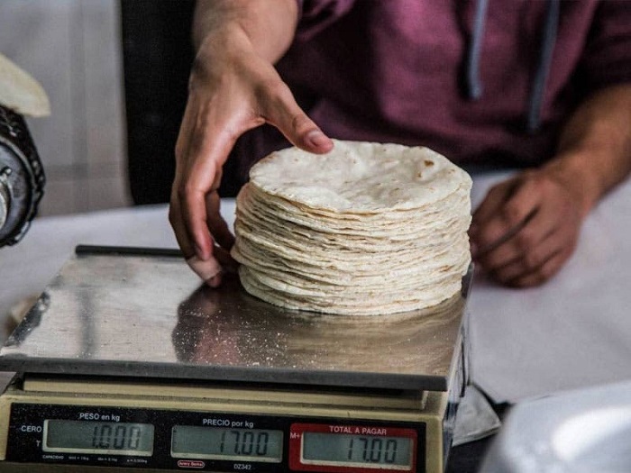 Precio de la tortilla subirá a partir de diciembre próximo en México