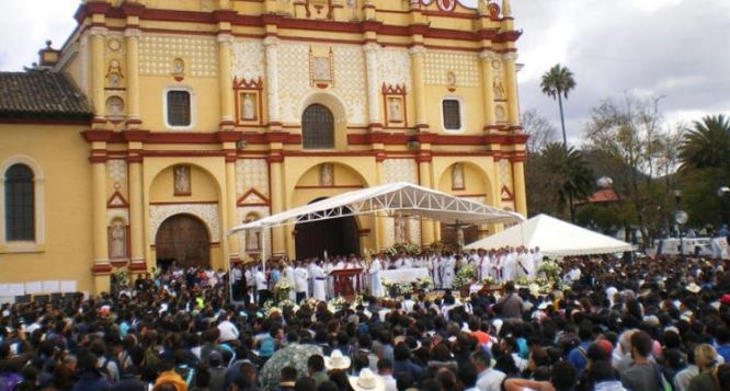 Iglesia católica convoca a marcha por la paz en Chiapas