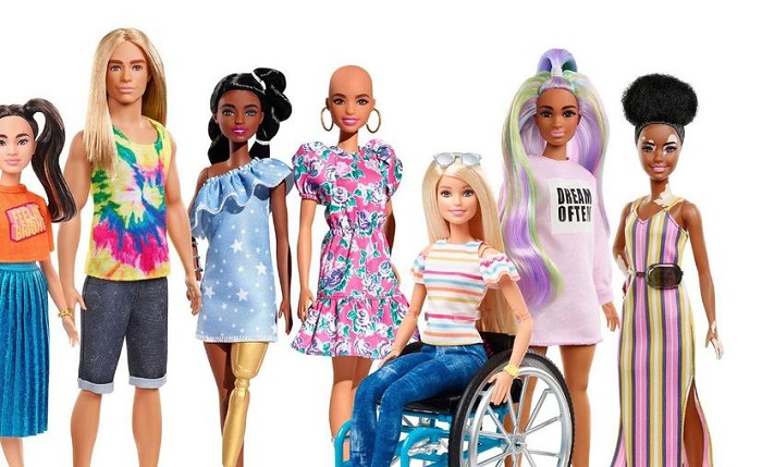 Barbie lanza muñecas inclusivas con prótesis, vitíligo y sin cabello