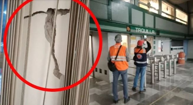 Usuarios de la Línea B reportan grietas y hundimientos en el Metro CDMX ¿Sabotaje?