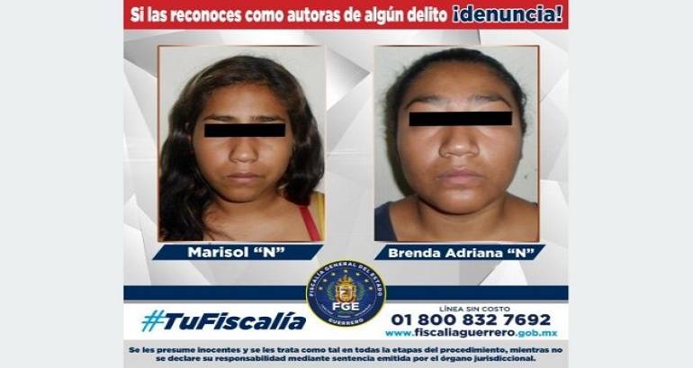 Capturan a dos mujeres secuestradoras en Chilpancingo, Guerrero