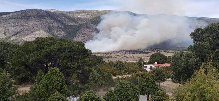 Devasta fuego 150 hectáreas de Sierra Zapalinamé en Coahuila