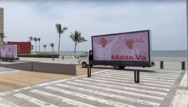 Hacen propaganda para Adán Augusto en NL, Veracruz y Guerrero; él se queda callado