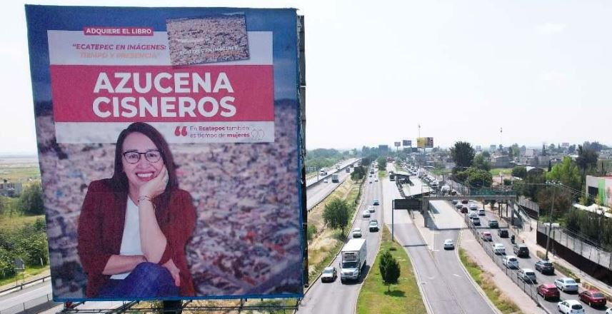 Diputada de Morena en Ecatepec derrocha millones en espectaculares ¿Austeridad?