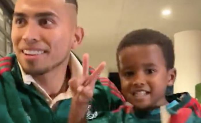 Niño etíope que quiere ser mexicano convive con el Tri y comió quesadillas