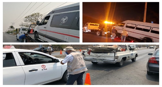 Yucatán. Más transportistas son sancionados por desacatar medidas sanitarias