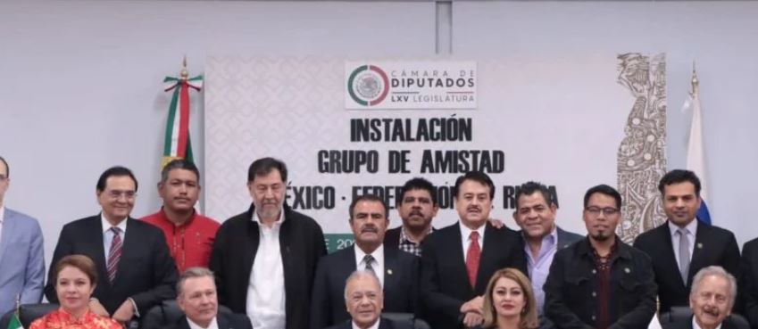 Diputados de Morena y PT instalan "grupo de amistad" México-Rusia