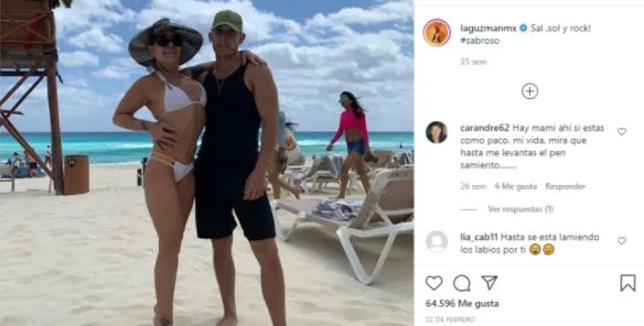 Alejandra Guzmán muestra su celulitis posando sin sostén en la playa