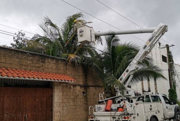 CFE: Ya se restableció el 90% de la energía eléctrica tras paso de Delta en la Península