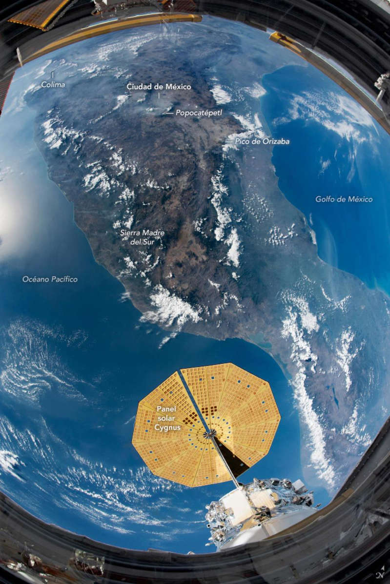 Increíble fotografía de la NASA revela cómo se ve México desde el espacio realmente
