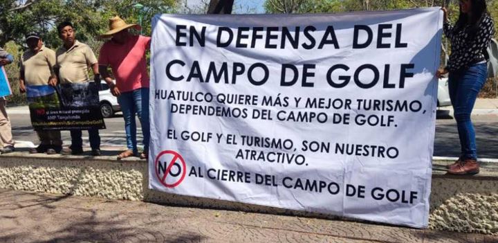 Gobierno federal toma el control del campo de golf de Salinas Pliego en Oaxaca