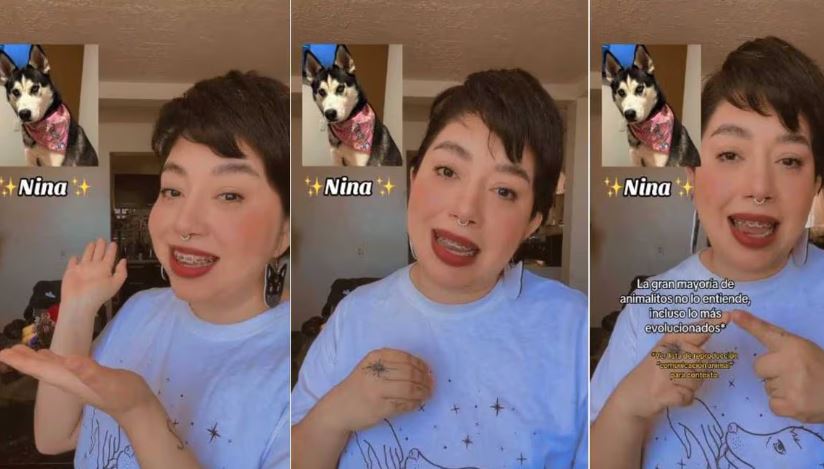 (VÍDEO) Joven asegura que habla con perros y se hace viral en TikTok