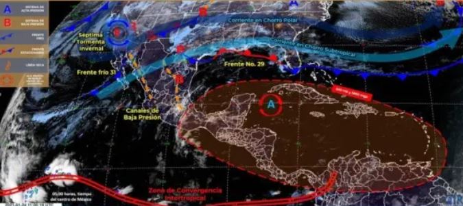 Pronostican calor para las próximas horas en la Península de Yucatán