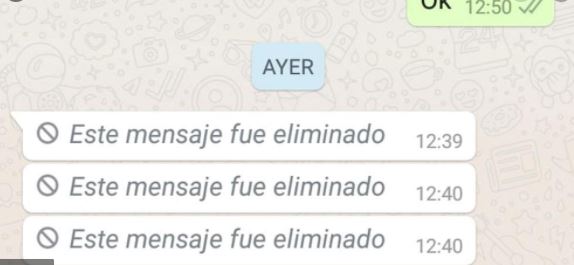 Cómo ver para los mensajes eliminados en WhatsApp